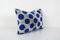 Housse de Coussin Ikat en Soie Bleue et Velours, 2010s 3