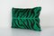 Green Velvet Tiger Ikat Cushion Cover, 2010s, Image 2