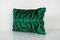 Housse de Coussin Tigre Ikat en Velours Vert, 2010s 2