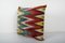 Silk and Velvet Zig Zag Ikat Cushion Cover, 2010s, Image 3