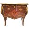 Vintage Louis Xv Kommode aus Holz, Marmor & Bronze, 1980er 1