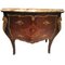 Vintage Louis Xv Style Commode in Wood, Marble & Bronze, Spain, 1980s 10