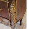 Vintage Louis Xv Style Commode in Wood, Marble & Bronze, Spain, 1980s 4