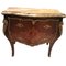Vintage Louis Xv Style Commode in Wood, Marble & Bronze, Spain, 1980s 2