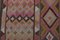 Alfombra de pasillo Kilim turca vintage, Imagen 6