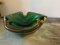 Mid-Century Modern Green and Brown Murano Glass Bowl by Livio Seguso for Seguso, 1970s 3