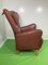 Vintage Leather Relax Chair & Ottoman from Swedese, 1980s, Set of 2 3