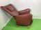 Vintage Leather Relax Chair & Ottoman from Swedese, 1980s, Set of 2 4