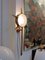 Andrea Dubreuil Stil Wandlampe aus Messing von Gio Ponti, 1950er 8