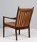 Lounge or Armchair attributed to Hans J. Wegner for Fritz Hansen, 1980s, Image 7