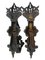 French Coat Hangers in Iron with Patina, 1890s, Set of 2 8