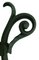 French Coat Hangers in Iron with Patina, 1890s, Set of 2 6