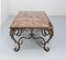 French Wrought Iron and Ceramic Top Coffee Table, 1960s, Image 4