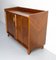 Mid-Century French Iroko Veneer and Brass Bar Cocktail Cabinet, 1950s, Image 5