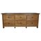 Antique French Oak Rustic Bank of Drawers or Shop Counter, 1900, Image 1