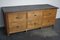 Antique French Oak Rustic Bank of Drawers or Shop Counter, 1900, Image 7