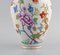 Handbemalte Porzellan Herend Vase mit Blumen und Zweigen 5