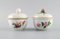 Antique Hand-Painted Porcelain Lidded Bowls by Fürstenberg, Set of 2 2