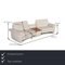Two Seater Sofa in White Leather from Koinor 2