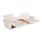 Two Seater Sofa in White Leather from Koinor 3