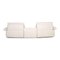 Two Seater Sofa in White Leather from Koinor 10