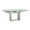 K5000/E Glass Table in Silver by Ronald Schmitt, Image 1