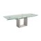 K5000/E Glass Table in Silver by Ronald Schmitt 3