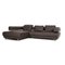 Brand Face Corner Sofa in Grey Leather by Ewald Schillig 1