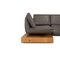 Three-Seater Corner Sofa in Grey Leather from Koinor 8
