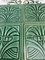 Art Deco Green Glazed Relief Tile attributed to Nord Deutsche Steingutfabrik, 1920s 8