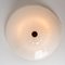 Large White Milk Glass Flush Mount attributed to J.T. Kalmar, 1970s, Image 7