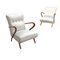 Beech Armchairs, Italy, 1950s, Set of 2, Image 1