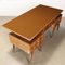 Vintage Desk in Walnut & Brass, 1950s 8