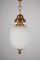 Hollywood Regency Italian Pendant Lamp in Opaline, 1950s, Image 8