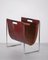 Dutch Saddle Leather Magazine Holder by Brabantia, 1960s 7