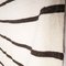 Vintage Berber Teppich in Schwarz mit schmalen Streifen 5