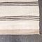 Vintage Berber Burnt Monochrome Stripe Hanbel Rug 4