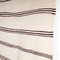 Vintage Berber Bold Monochrome Thin Stripe Hanbel Rug, Image 2