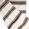 Vintage Berber Bold Monochrome Stripe Hanbel Rug 6