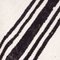 Vintage Berber Bold Monochrome Stripe Hanbel Rug 2