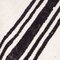 Vintage Berber Bold Monochrome Stripe Hanbel Rug, Image 2