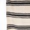 Vintage Berber Bold Monochrome Stripe Hanbel Rug 4