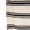 Vintage Berber Bold Monochrome Stripe Hanbel Rug, Image 4