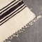 Vintage Berber Bold Monochrome Stripe Hanbel Rug, Image 3