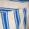 Vintage Berber Blue Stripe Hanbel Rug 5