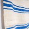 Vintage Berber Blue Stripe Hanbel Rug 2
