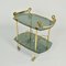 Italian Bar Cart in Brass and Smoked Glass, 1960s 6