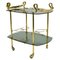 Italian Bar Cart in Brass and Smoked Glass, 1960s 1