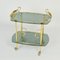 Italian Bar Cart in Brass and Smoked Glass, 1960s, Image 8