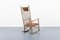 Rocking Chair en Cuir, Danemark 6